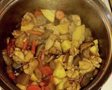 タケノコと鶏肉の煮物作り方7写真