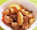 タケノコと鶏肉の煮物作り方9写真
