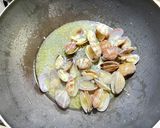 あさりと春野菜の味噌バターパスタ作り方4写真