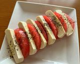 レンジで時短！塩豆腐とトマトのカプレーゼ作り方3写真