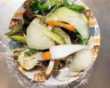 簡単きな粉洋風味噌味豚こま大根青椒肉絲風作り方12写真