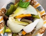簡単きな粉洋風味噌味豚こま大根青椒肉絲風作り方13写真