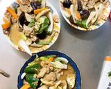簡単きな粉洋風味噌味豚こま大根青椒肉絲風作り方15写真