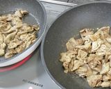 鶏皮と茄子の味噌炒め作り方5写真