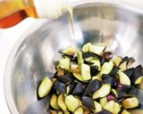 鶏皮と茄子の味噌炒め作り方8写真
