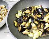 鶏皮と茄子の味噌炒め作り方11写真