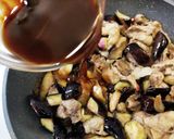 鶏皮と茄子の味噌炒め作り方13写真