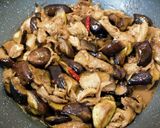 鶏皮と茄子の味噌炒め作り方14写真