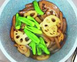 こんにゃくと蓮根の炒め煮作り方7写真