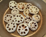 鮭とれんこんの甘辛バター照り焼き作り方3写真