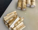 鶏ガラでごぼうのきんぴら作り方1写真