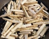 鶏ガラでごぼうのきんぴら作り方2写真
