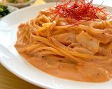 韓国風ロゼパスタ作り方7写真