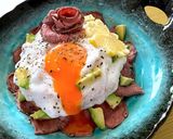 ふわふわ納豆のローストビーフ丼作り方3写真