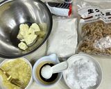 バナナ入り☆コーヒーパウンドケーキ作り方1写真