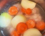 たっぷり野菜と手羽元のスープ煮作り方5写真