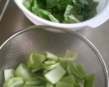 牡蠣＆豆腐＆チンゲン菜の中華風炒め作り方1写真