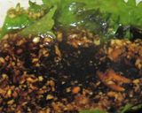 大葉の生姜醤油漬け作り方4写真