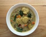 じゃがいもニョッキ入り豆乳カレースープ♬作り方13写真
