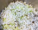刻みしそ入り鶏肉餃子。作り方3写真
