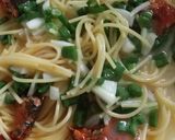 新玉ねぎとイワシのトマトパッツァパスタ作り方9写真