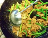 豚肉とにんにくの芽オイスター炒め作り方6写真