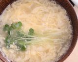 くずし豆腐の卵スープ作り方4写真