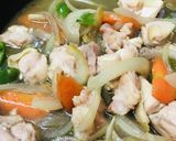 フライパンで作る●ポークチーズカレー作り方2写真