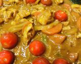 フライパンで作る●ポークチーズカレー作り方3写真