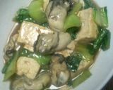 牡蠣＆豆腐＆チンゲン菜の中華風炒め作り方6写真