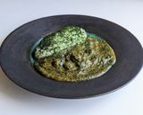 すじ青のりをたっぷり！モロヘイヤカレー作り方6写真