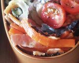 オシャレな人参きんぴらは洋風★お弁当作り方8写真