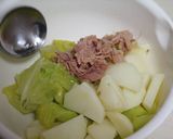 春キャベツとじゃがいもの甘酢和え作り方3写真