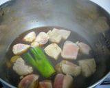 角煮風☆豚の簡単煮物と味付たまご作り方4写真