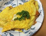 チーズミートローフでオムライス♪作り方5写真