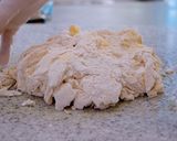 手ごねで作る☆大きな丸パン コブローフ作り方8写真