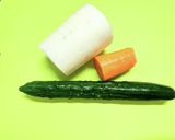 大根人参きゅうりの乳酸発酵漬け昆布風味作り方1写真