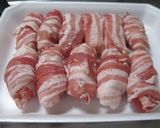 ♫♬豚ﾊﾞﾗ肉のﾁｰｽﾞ巻き揚げ♫♬作り方2写真
