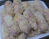 ♫♬豚ﾊﾞﾗ肉のﾁｰｽﾞ巻き揚げ♫♬作り方3写真