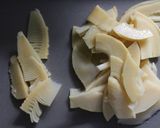 筍と油揚げとえのきの柚子胡椒和え作り方1写真