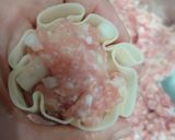 蒸し器いらず！餃子の皮でジャンボ焼売作り方3写真