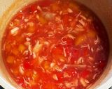 お魚とパプリカのトマトスープ　離乳食冷凍作り方4写真