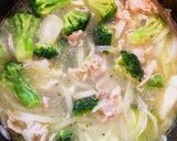 豚肉とブロッコリーの塩レモンスープ作り方4写真