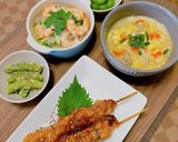 餃子の肉だねと皮で♪酸辣湯風スープ作り方9写真