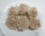 蒸し器いらず！餃子の皮でジャンボ焼売作り方8写真