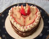 バレンタイン☆ハート型チョコレートケーキ作り方8写真