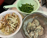 旨味がギュッ✨牡蠣ときのこの炒めもの作り方5写真