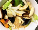 肉無根菜たっぷり簡単ステーキ味豆腐野菜炒作り方16写真
