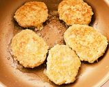 豚ひき肉と豆腐のハンバーグ作り方3写真