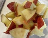 レンジで簡単!皮付きりんごコンポート作り方1写真